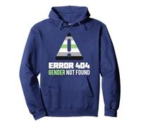 Funny Agender Pride Flag Error 404 Sexe introuvable Sweat à Capuche