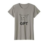 Funny AI Cat Meme GPT Chatbot Intelligence Artificielle T-Shirt