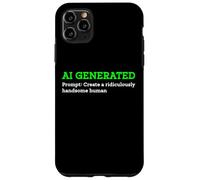 Funny AI Generated Create Ridiculement Handsome Human Mens Coque pour iPhone 11 Pro Max