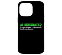 Funny AI Generated Create Ridiculement Handsome Human Mens Coque pour iPhone 14 Pro Max
