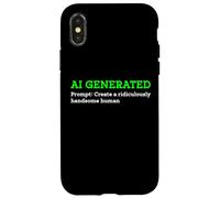Funny AI Generated Create Ridiculement Handsome Human Mens Coque pour iPhone X/XS