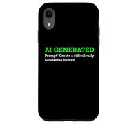 Funny AI Generated Create Ridiculement Handsome Human Mens Coque pour iPhone XR