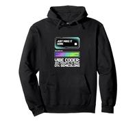 Funny AI Vibe Coder 99% Invite 1% Panique 0% Point-Virgule Humour Sweat à Capuche
