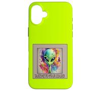 Funny Alien EMMÈNE-Moi À Ton Chef Coque pour iPhone 16 Plus