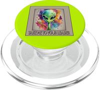 Funny Alien EMMÈNE-Moi À Ton Chef PopSockets PopGrip pour MagSafe