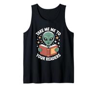Funny Alien Emmenez-Moi chez Vos lecteurs, Amoureux des Livres Débardeur