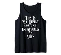Funny Alien Party Costume for Extraterrestrial UFO Aliens Débardeur