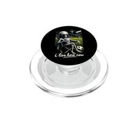 Funny Alien Soccer I Live Here Meme Boba Tea Design PopSockets PopGrip pour MagSafe