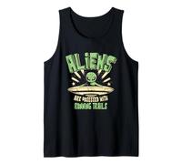 Funny Alien Trail Runner UFO Runner pour les amateurs de plein air Débardeur
