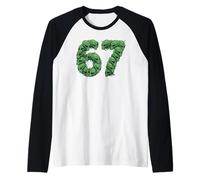 Funny Alien UFO 6 7 Meme Six Seven Love Extraterrestre Manche Raglan