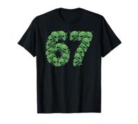Funny Alien UFO 6 7 Meme Six Seven Love Extraterrestre T-Shirt