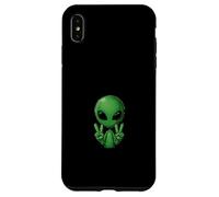Funny Alien UFO Abduction Cool Retro Alien pour Fan de Science-Fiction Coque pour iPhone XS Max