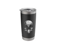 Funny Alien UFO Abduction Cool Retro Alien pour fan de science-fiction Gobelet isotherme en acier inoxydable double paroi
