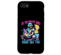 Funny All The Pretty Girls Squat Like-This Attrape-Balle Molle Coque pour iPhone SE (2020) / 7/8