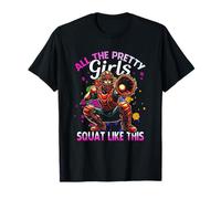 Funny All The Pretty Girls Squat Like-This Attrape-Balle Molle T-Shirt