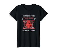 Funny Alpha Wolf, Je Te protégerai, Chaton, Quoi qu'il Arrive T-Shirt Graphique avec Valeur