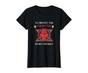 Funny Alpha Wolf, Je Te protégerai, Chaton, Quoi qu'il Arrive T-Shirt Graphique avec Valeur