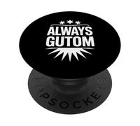 Funny Always Gutom Filipino Hungry Humour Dire Femmes Hommes PopSockets PopGrip Adhésif