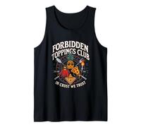 Funny Ananas Pizza Forbidden Toppings Club Cheesy Foodie Débardeur