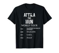 Funny Ancient World Tour History Gift Attila The Hun T-Shirt