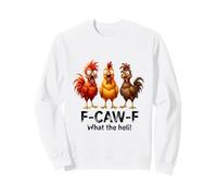 Funny Angry Chickens - F-CAW-F - What The Heli ! Sweatshirt