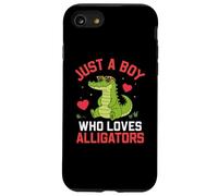 Funny Animal Crocodile, Just a Boy Who Loves Alligators Coque pour iPhone SE (2020) / 7/8
