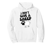 Funny Animal Lover Lamb Pun I Don't Give a Sheep Sweat à Capuche