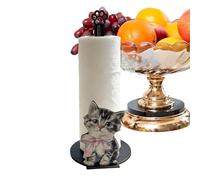 Funny Animal Stand, Decorative Tissue Roll Holder System, Holder with Stable Base Storage, Creative Cat Dog Paper Rack for Home Use, Bathroom Organizer with Cute Design, Tissue Stand for Kitchen