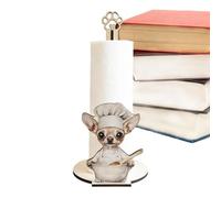 Funny Animal Stand, Decorative Tissue Roll Holder System, Holder with Stable Base Storage, Creative Cat Dog Paper Rack for Home Use, Bathroom Organizer with Cute Design, Tissue Stand for Kitchen