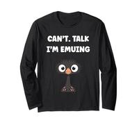 Funny Animals Emus Bird Quote Can't I'm Emu Manche Longue