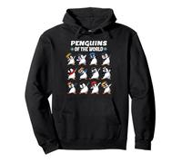Funny Animals Graphic Pingouins of The World Pingouins Lover Sweat à Capuche