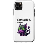Funny Anime Cthulu Cat Monster Cute Cat Meme Kawaii Horror Coque pour iPhone 11 Pro Max