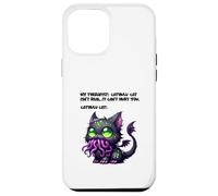 Funny Anime Cthulu Cat Monster Cute Cat Meme Kawaii Horror Coque pour iPhone 12 Pro Max