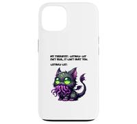 Funny Anime Cthulu Cat Monster Cute Cat Meme Kawaii Horror Coque pour iPhone 13