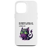 Funny Anime Cthulu Cat Monster Cute Cat Meme Kawaii Horror Coque pour iPhone 13 Pro Max