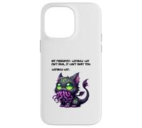 Funny Anime Cthulu Cat Monster Cute Cat Meme Kawaii Horror Coque pour iPhone 14 Pro Max