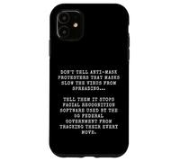 Funny Anti Mask & Social Distancing Sarcastic Dank Meme Joke Coque pour iPhone 11