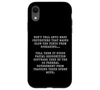 Funny Anti Mask & Social Distancing Sarcastic Dank Meme Joke Coque pour iPhone XR