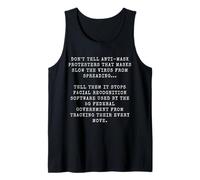 Funny Anti Mask & Social Distancing Sarcastic Dank Meme Joke Débardeur