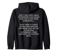 Funny Anti Mask & Social Distancing Sarcastic Dank Meme Joke Sweat à Capuche