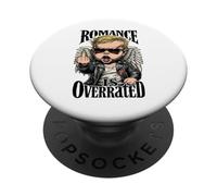 Funny Anti Saint Valentin Rude Cupidon Doigt d'honneur Unique PopSockets PopGrip Adhésif