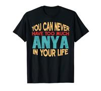 Funny Anya Personalized Tshirt First Name Joke Item T-Shirt