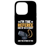 Funny Arbitre Design Sports Réf Gag Arbitre pour Homme Femme Coque pour iPhone 14 Pro
