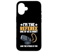 Funny Arbitre Design Sports Réf Gag Arbitre pour Homme Femme Coque pour iPhone 16