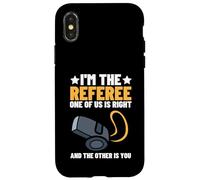 Funny Arbitre Design Sports Réf Gag Arbitre pour Homme Femme Coque pour iPhone X/XS