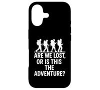 Funny are We Lost, Or is This The Adventure? Randonneur Camping Coque pour iPhone 17