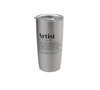 Funny Artist Definition Design Painters Illustrators Gobelet isotherme en acier inoxydable double paroi