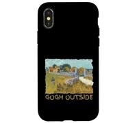 Funny Artist Gogh Outside Starry Night Inspirational Coque pour iPhone X/XS