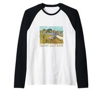 Funny Artist Gogh Outside Starry Night Inspirational Manche Raglan