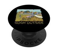 Funny Artist Gogh Outside Starry Night Inspirational PopSockets PopGrip Adhésif